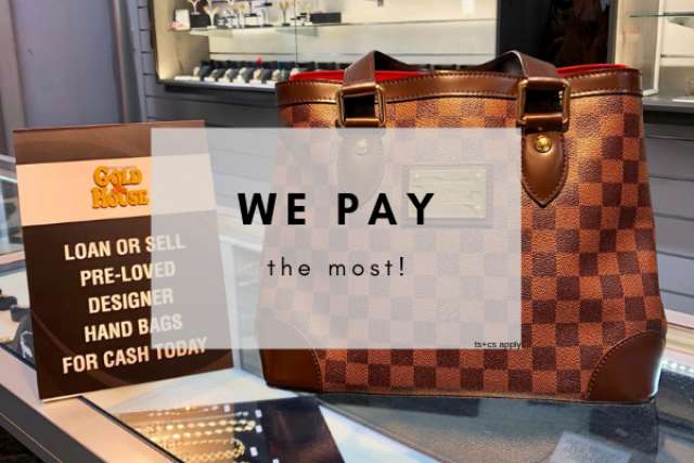 Louis Vuitton bag checkered brown